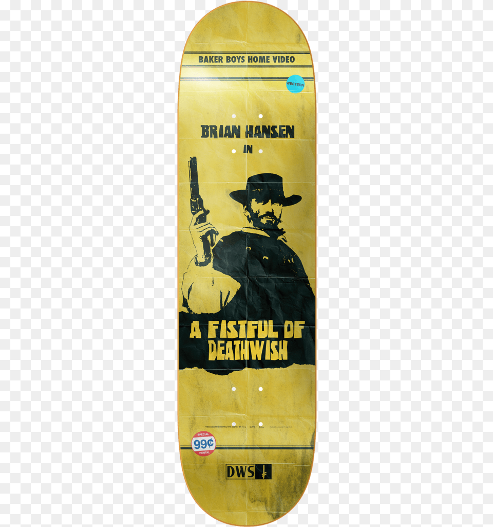 Deathwish Sl Vhs Wasteland Deck 8quot Skateboard Deck, Advertisement, Poster, Person, Man Png