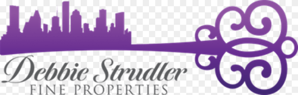 Debbie Strudler Fine Properties, Purple, Pattern, Text Free Png Download