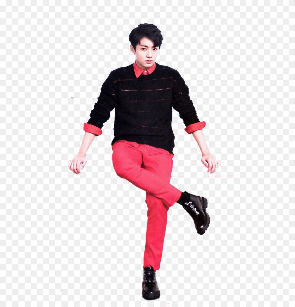 Dec Jungkook Shirt, Shoe, Clothing, Footwear, Person Free Png