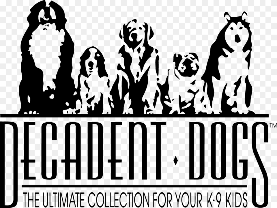Decadent Dogs Logo Dogs Logo, Gray Free Png