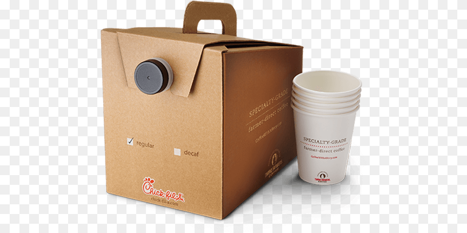 Decaf Coffee 96 Ozsrc Https Chicken Sandwich, Cup, Box, Cardboard, Carton Free Png Download