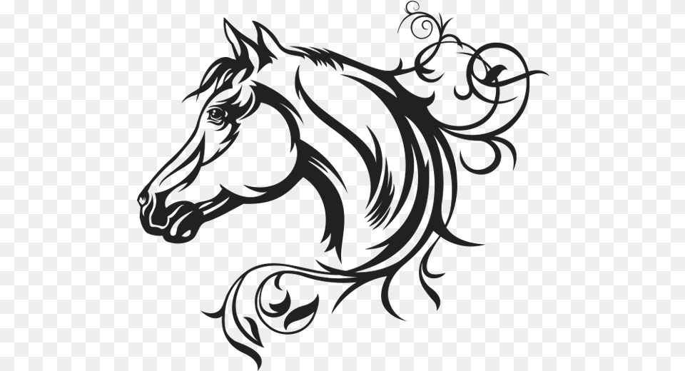 Decal American Quarter Horse Vector Graphics Illustration Horse Head Vector, Animal, Mammal, Person Free Png Download