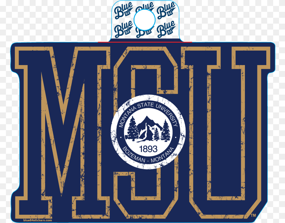 Decal Msu Seal Montana State University, Scoreboard, Logo Free Transparent Png