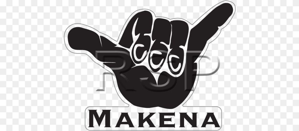 Decal Shaka Makena Set Centre Hospitalier Princesse Grace, Body Part, Hand, Person, Finger Png Image