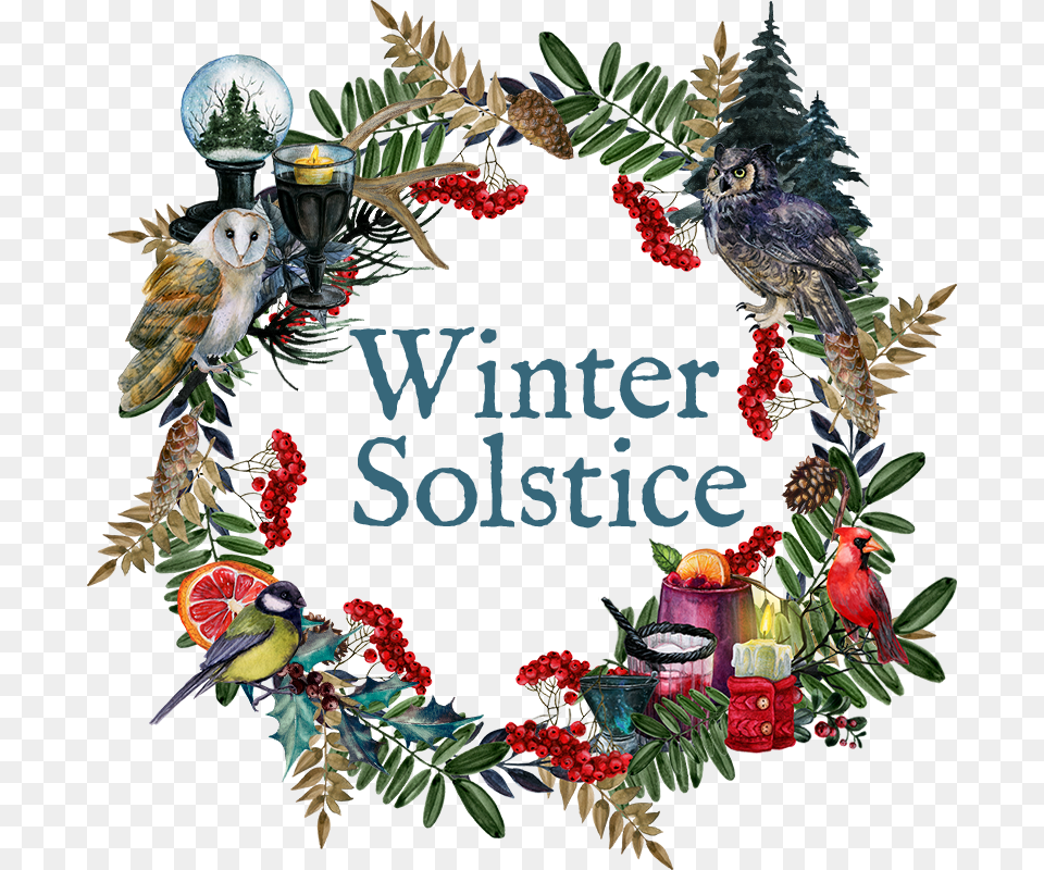 December Box Winter Solstice, Art, Collage, Graphics, Animal Free Transparent Png