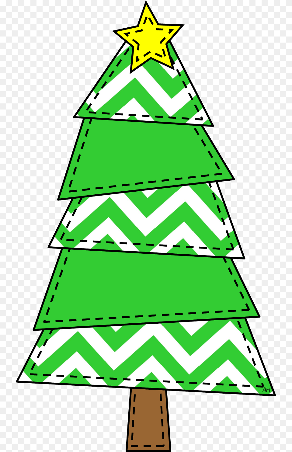 December Clipart Image Christmas Tree Clipart Melonheadz, Dynamite, Weapon, Symbol, Star Symbol Free Png