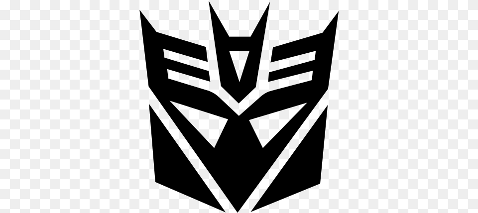 Decepticon Logo, Gray Png Image