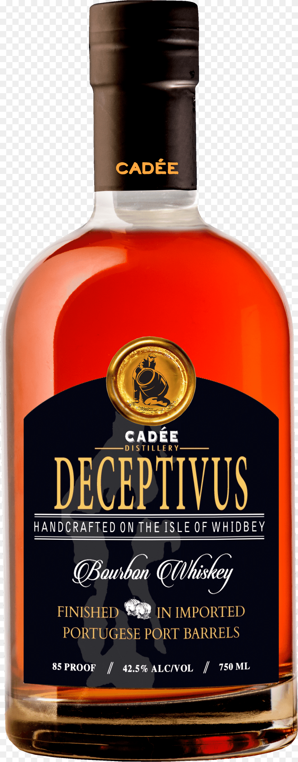 Deceptivus Bourbon Whiskey, Alcohol, Beverage, Liquor, Whisky Free Png Download