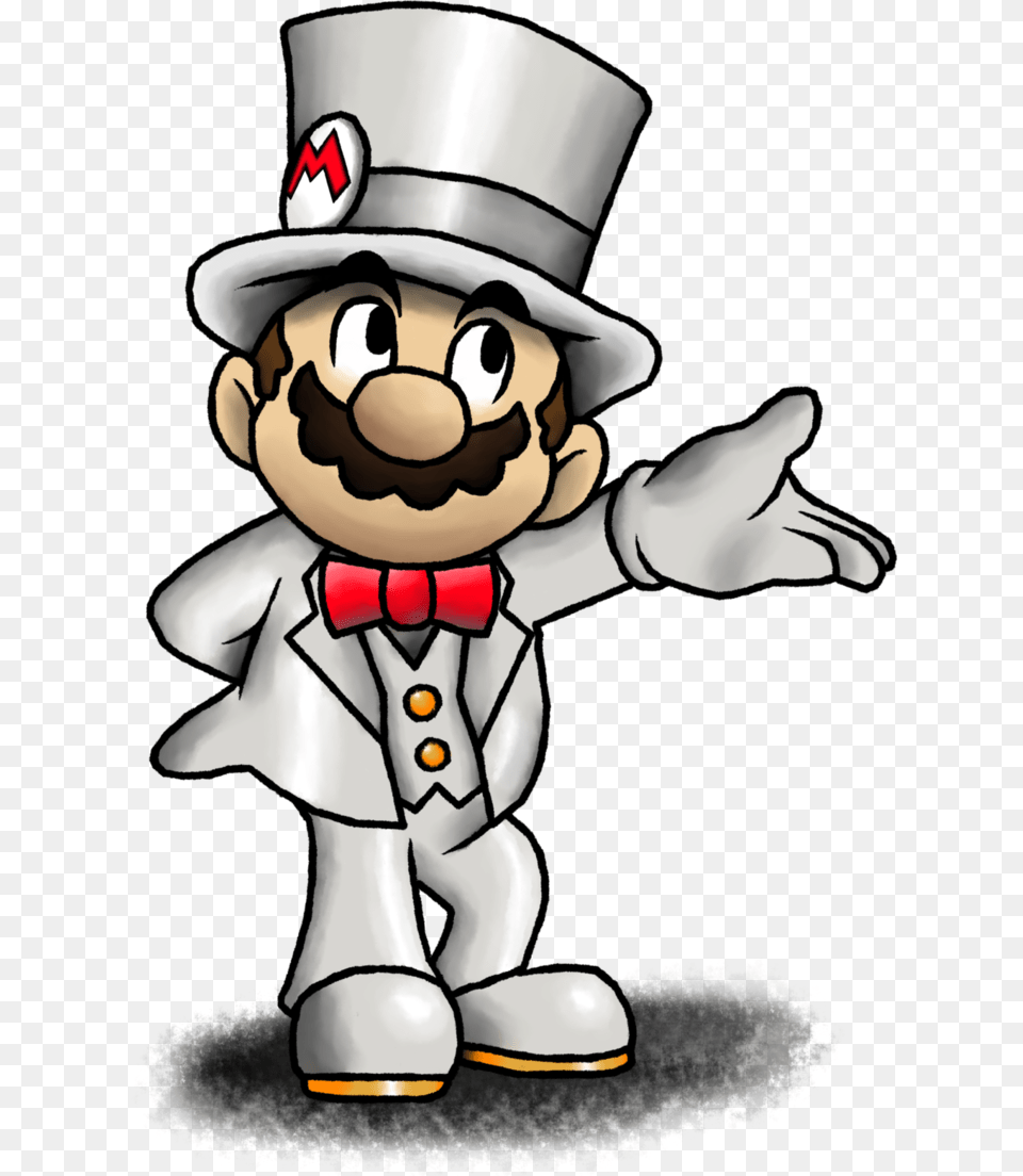 Decided To Draw Mario In His Wedding Outfit, Baby, Person, Face, Head Png Image