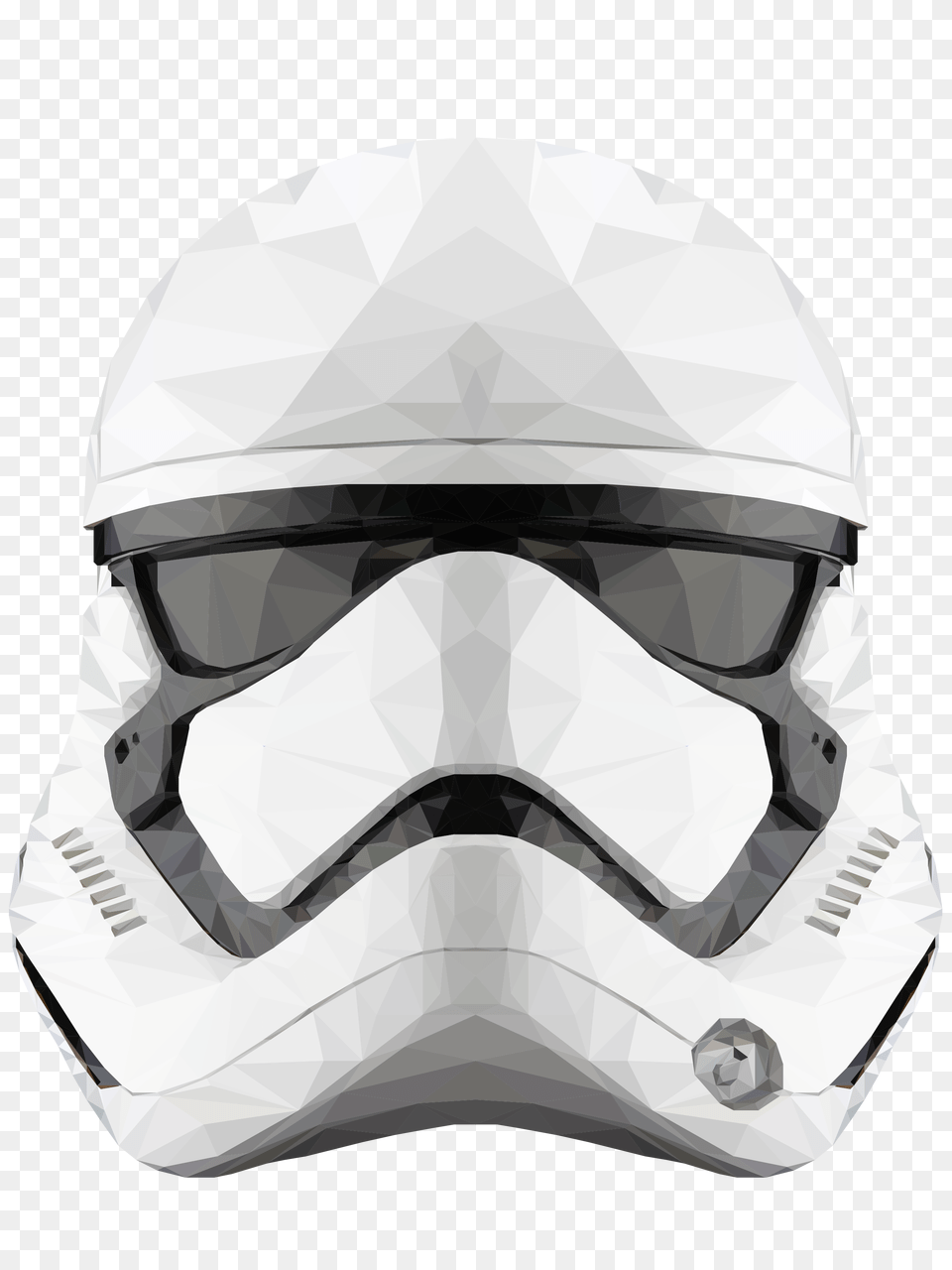 Decided To Make A Low Poly First Order Stormtrooper Hope You Like, Crash Helmet, Helmet, Accessories, Goggles Free Png Download