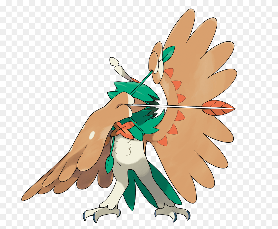 Decidueye Used Sinister Arrow Raid Sun And Moon Know, Animal, Fish, Sea Life, Shark Png