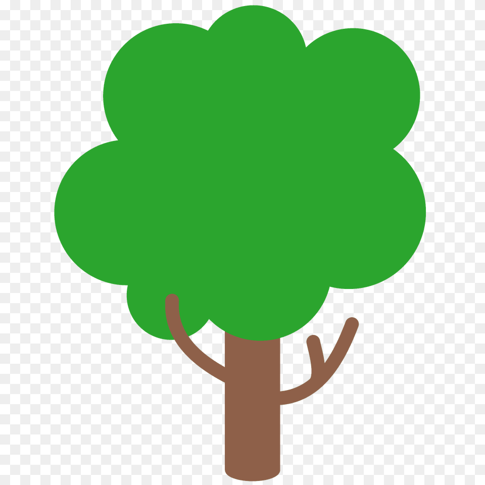 Deciduous Tree Emoji Clipart, Leaf, Plant, Green Free Transparent Png