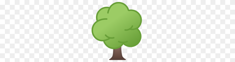 Deciduous Tree Icon Noto Emoji Animals Nature Iconset Google, Green, Leaf, Plant Free Png