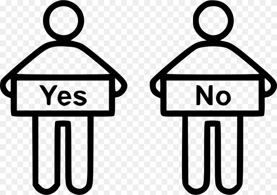 Decision Making Yes Or No Icon, Sign, Symbol Free Png Download