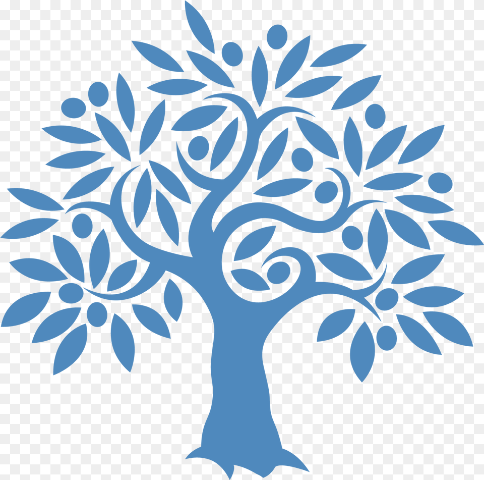 Decision Tree Stock Art Illustration Icon Blue Decision Tree Icon, Floral Design, Graphics, Pattern, Stencil Free Transparent Png