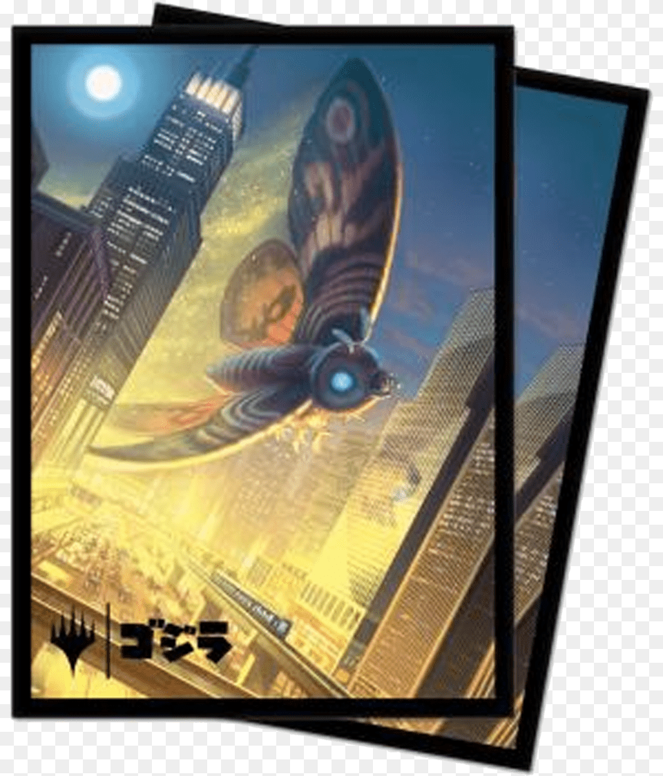 Deck Protectors Mtg Ikoria Mothra Supersonic Queen Magic The Gathering Mothra, Advertisement, City, Metropolis, Poster Free Png Download