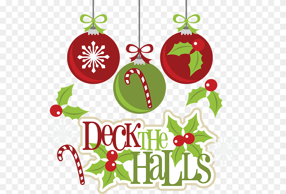 Deck The Halls Cuttable Scrapbook, Food, Fruit, Plant, Produce Free Png Download