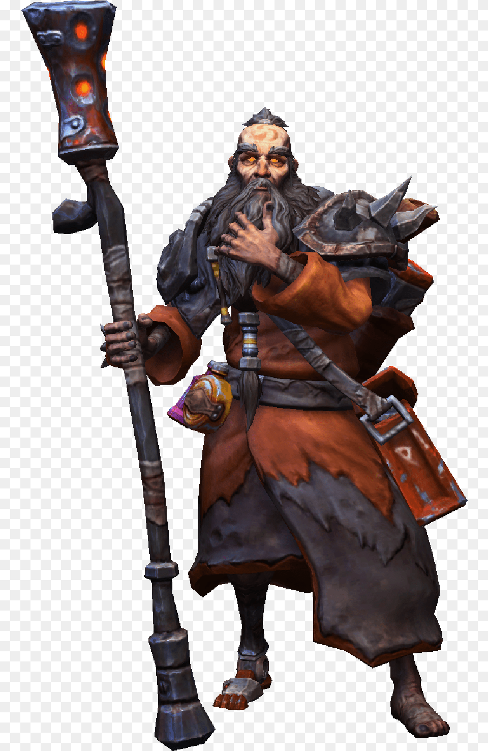 Deckard Waste Walker Diesel Skin Figurine, Sword, Weapon, Mace Club Png Image