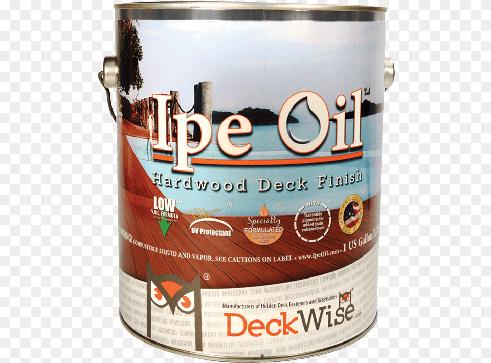 Deckwise Ipe Oil, Paint Container, Can, Tin Png