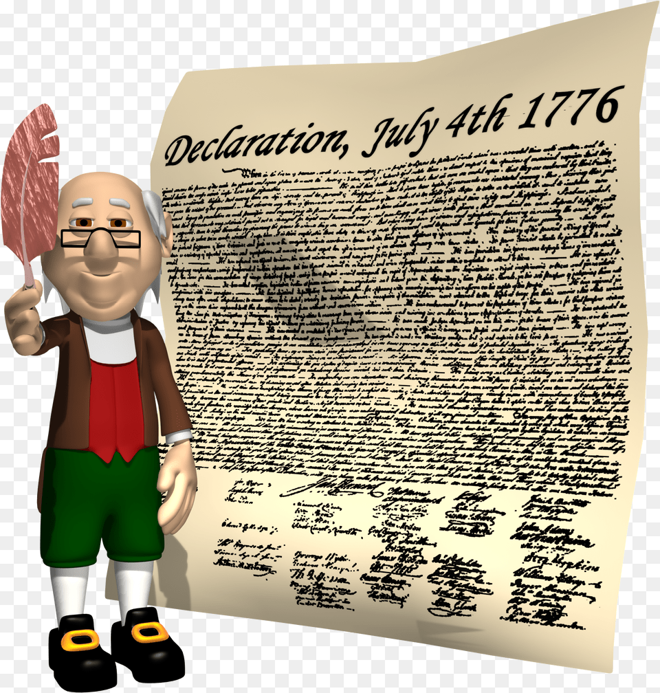 Declaration Of Independence Gif, Person, Text, Publication, Book Free Png