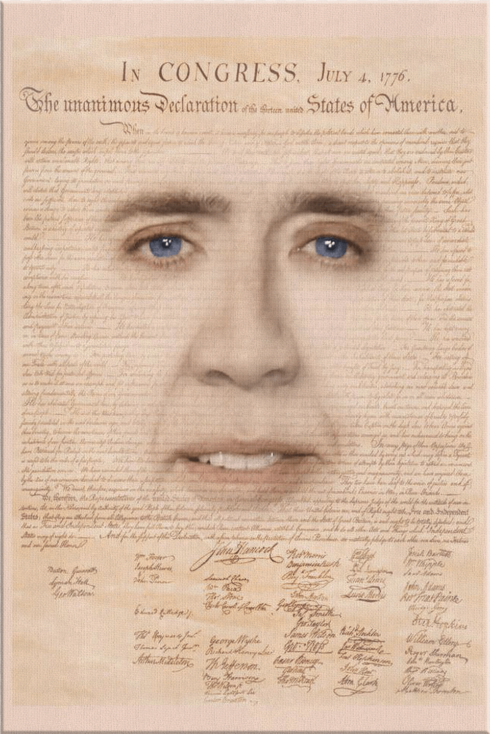 Declaration Of Independence Nicolas Cage Free Png