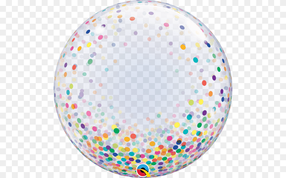 Deco Bubble Colorful Confetti Dots, Balloon, Sphere, Pattern Free Png Download