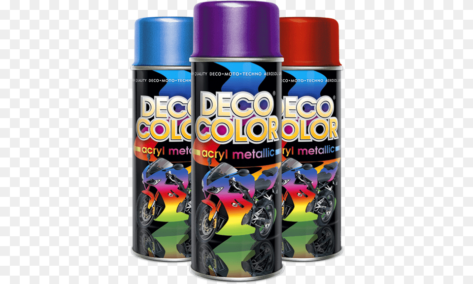 Deco Color Acryl Metallic, Can, Spray Can, Tin, Motorcycle Free Png