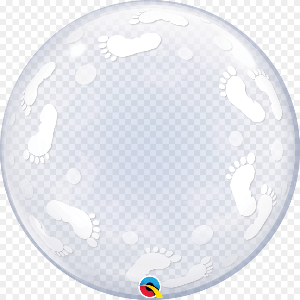 Deco Foot Prints Bubble Balloon, Astronomy, Outer Space, Planet, Globe Free Transparent Png