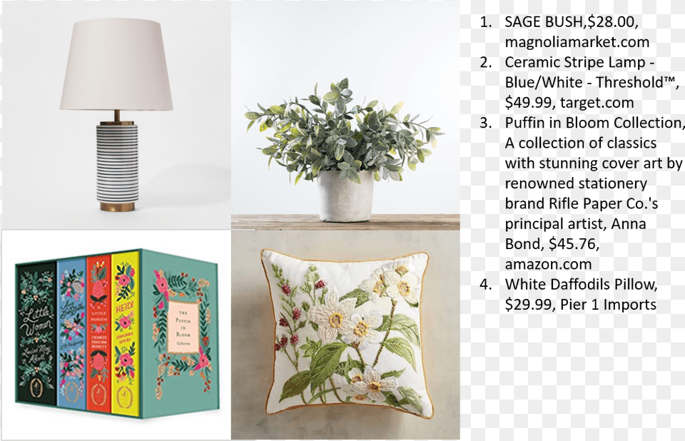 Deco On A Dime Lampshade, Cushion, Home Decor, Lamp, Plant Png Image