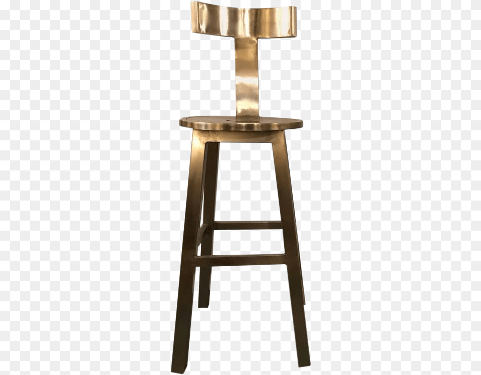 Deco Style Steel Bar Stool On Chairish Bar Stool, Furniture, Bar Stool, Chair Png Image