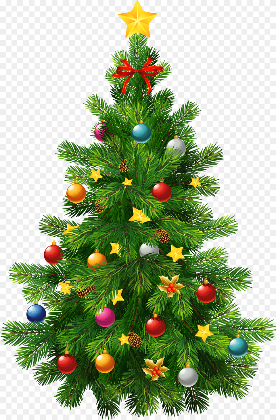 Deco Tree Ornament Large Christmas Clipart Christmas Tree Background Png