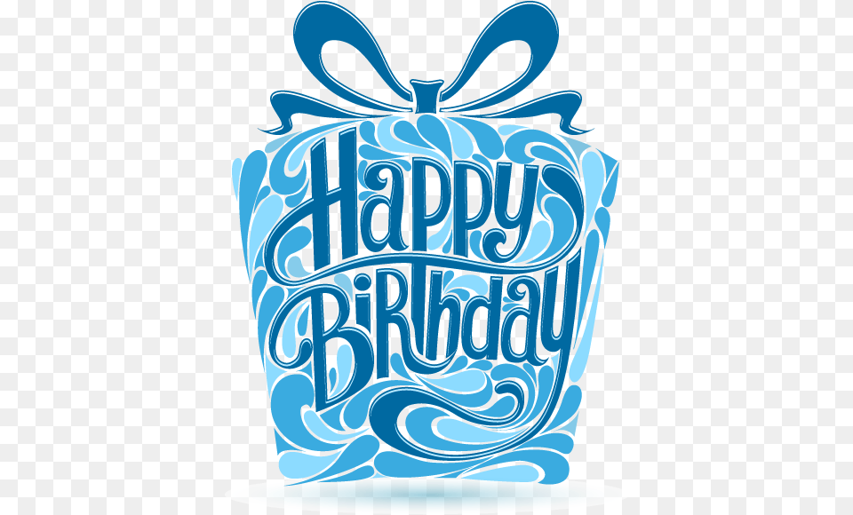 Decor With Stars Happy Birthday Happy Birthday Pictures Blue, Text, Ice Free Png Download