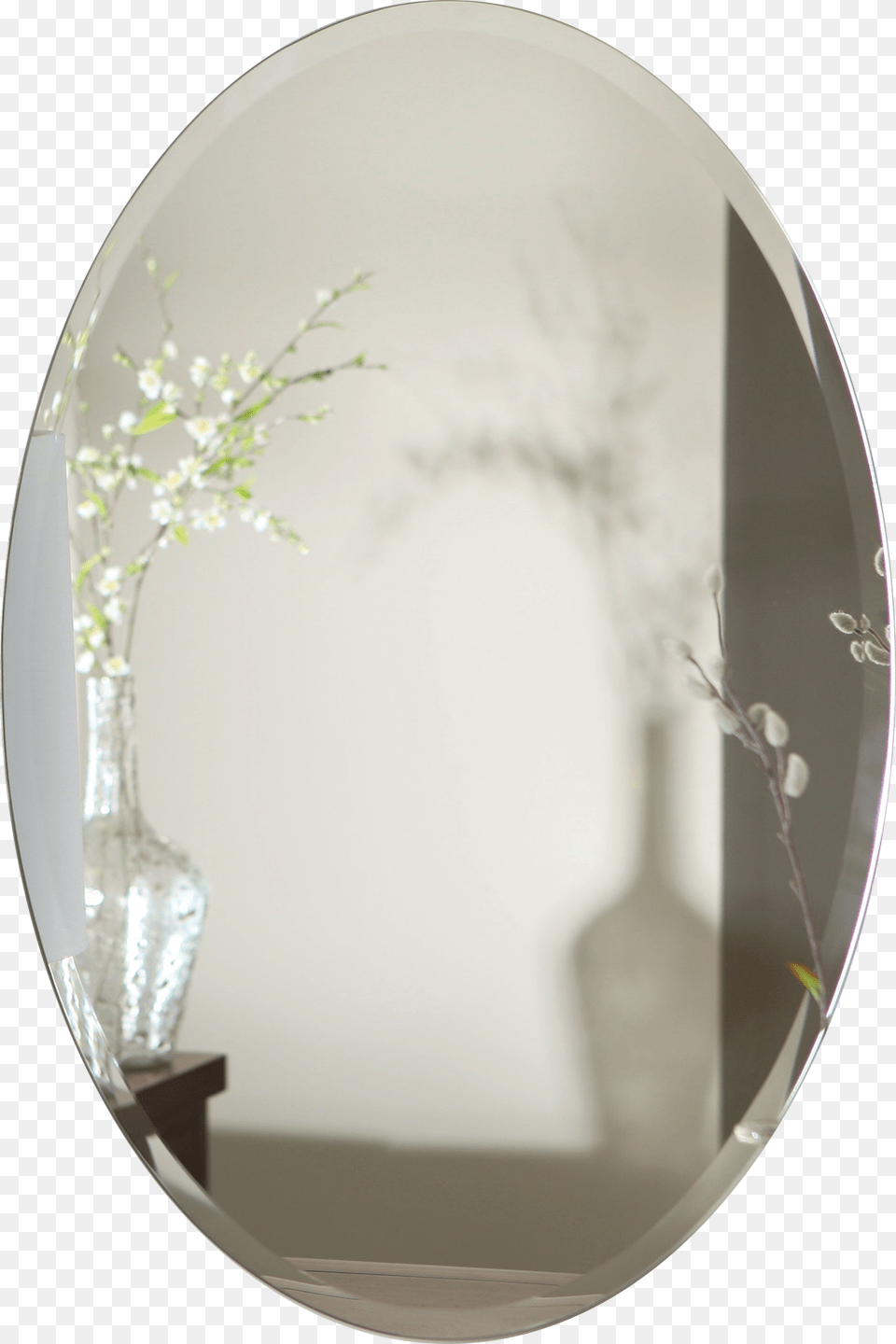 Decor Wonderland Helmer Oval Beveled Frameless Wall, Flower, Flower Arrangement, Ikebana, Photography Free Png Download