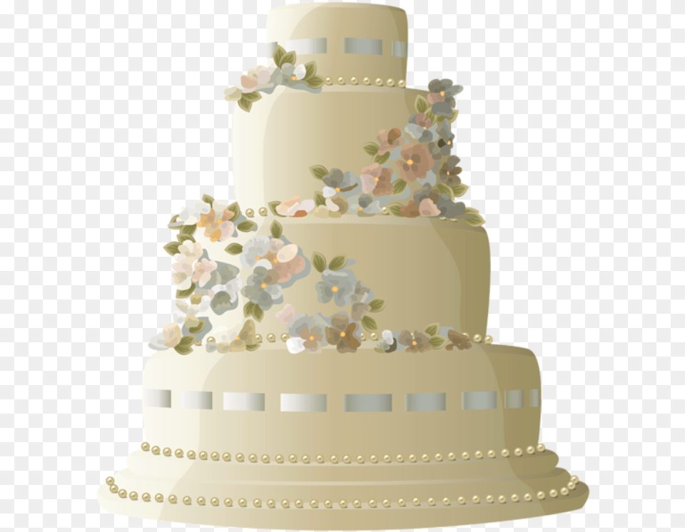 Decorado Com Flores Bolos Birthday Cake 4 Layers, Dessert, Food, Wedding, Wedding Cake Free Png Download