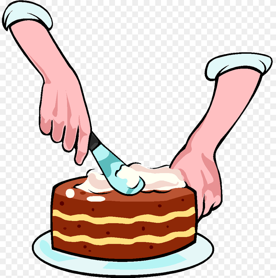 Decorate Cake Clipart, Food, Cream, Dessert, Icing Png Image