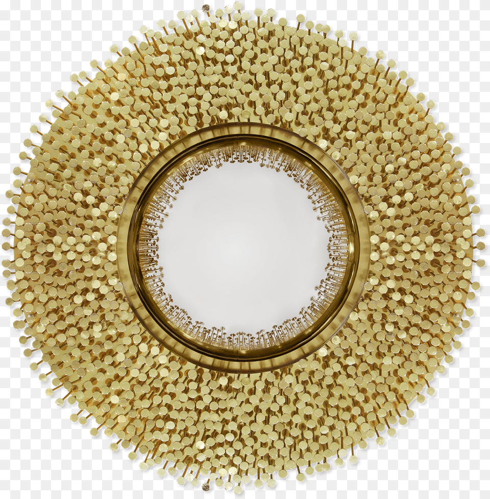 Decorate Mirror At Home, Gold, Photography, Plate, Fisheye Free Transparent Png
