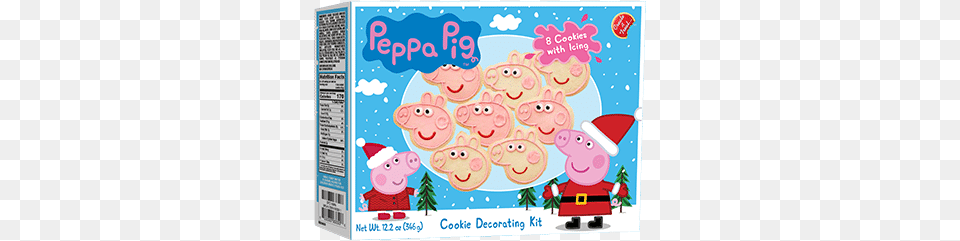 Decorate Your Own Peppa Pig Cookie Kit 8ct Create A Treat Peppa Pig Christmas Cookies, Advertisement, Qr Code Free Png