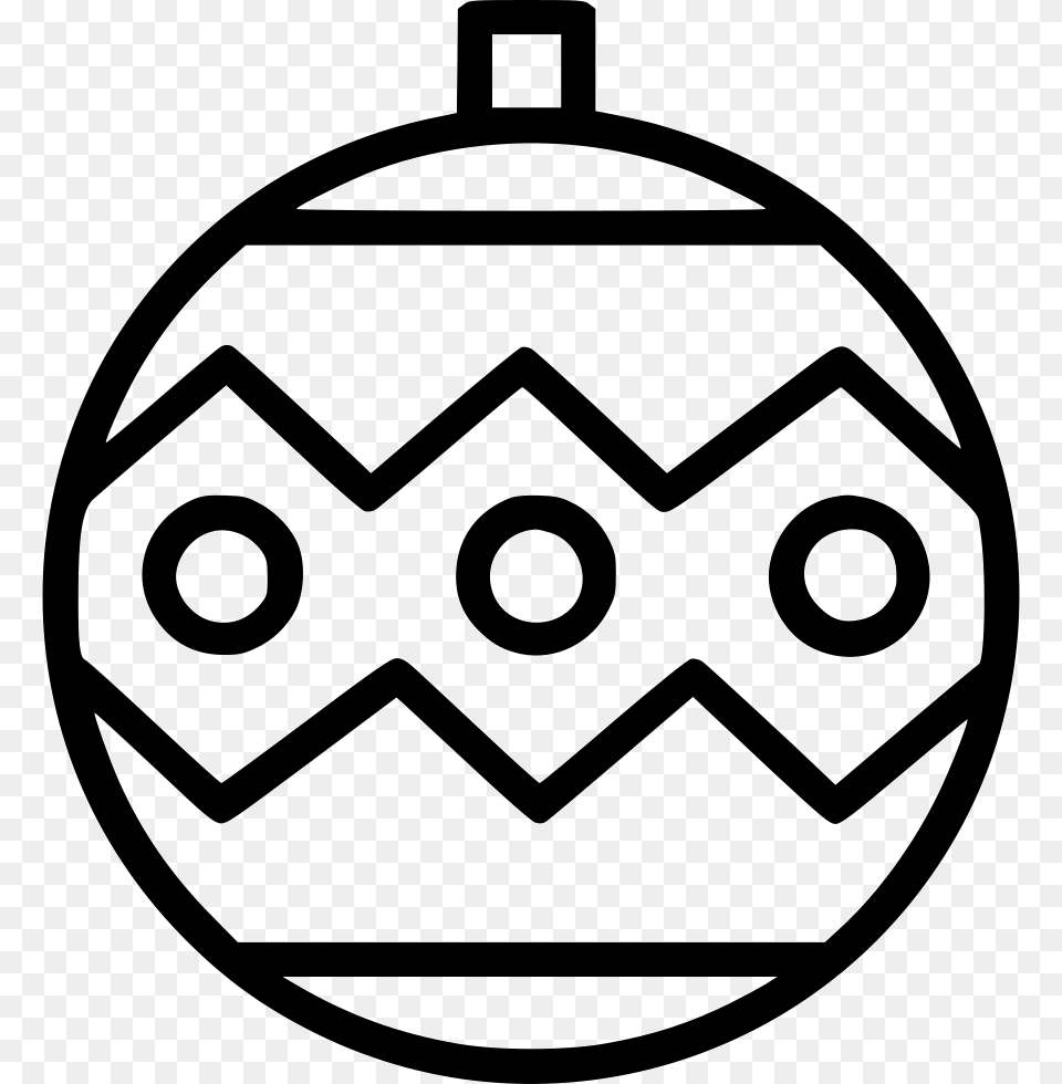Decorated Christmas Ornament Christmas Day, Ammunition, Grenade, Weapon, Accessories Free Png Download