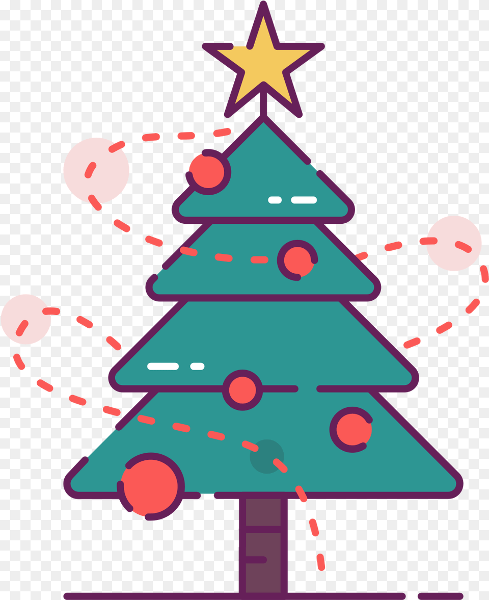 Decorated Christmas Tree Clip Art Christmas Tree Presents Christmas Tree, Christmas Decorations, Festival, Dynamite, Weapon Free Png Download