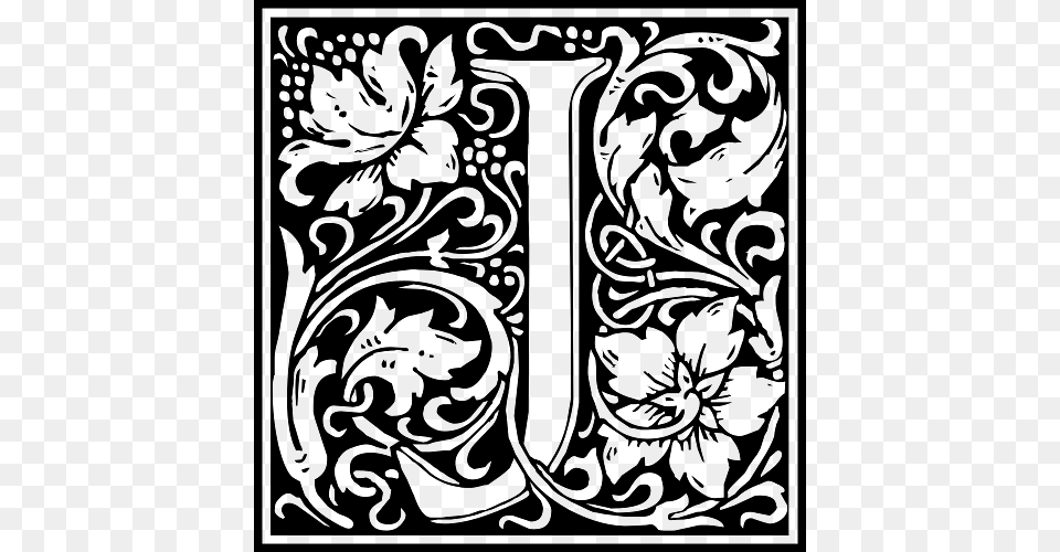Decorated Letter J, Art, Floral Design, Graphics, Pattern Free Png