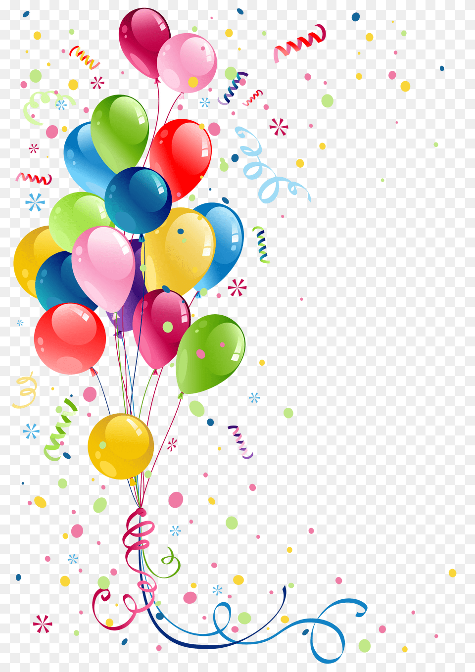 Decoration Birthday Happy, Balloon, Art, Graphics, Paper Free Png