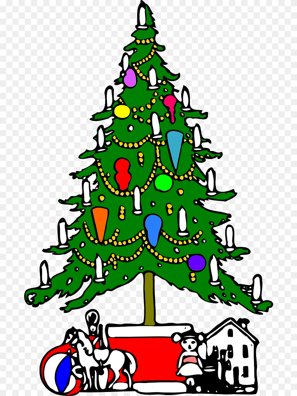 Decoration Christmas Christmas Tree X Mas Xmas X For Xmas Tree, Plant, Christmas Decorations, Festival, Christmas Tree Free Png Download