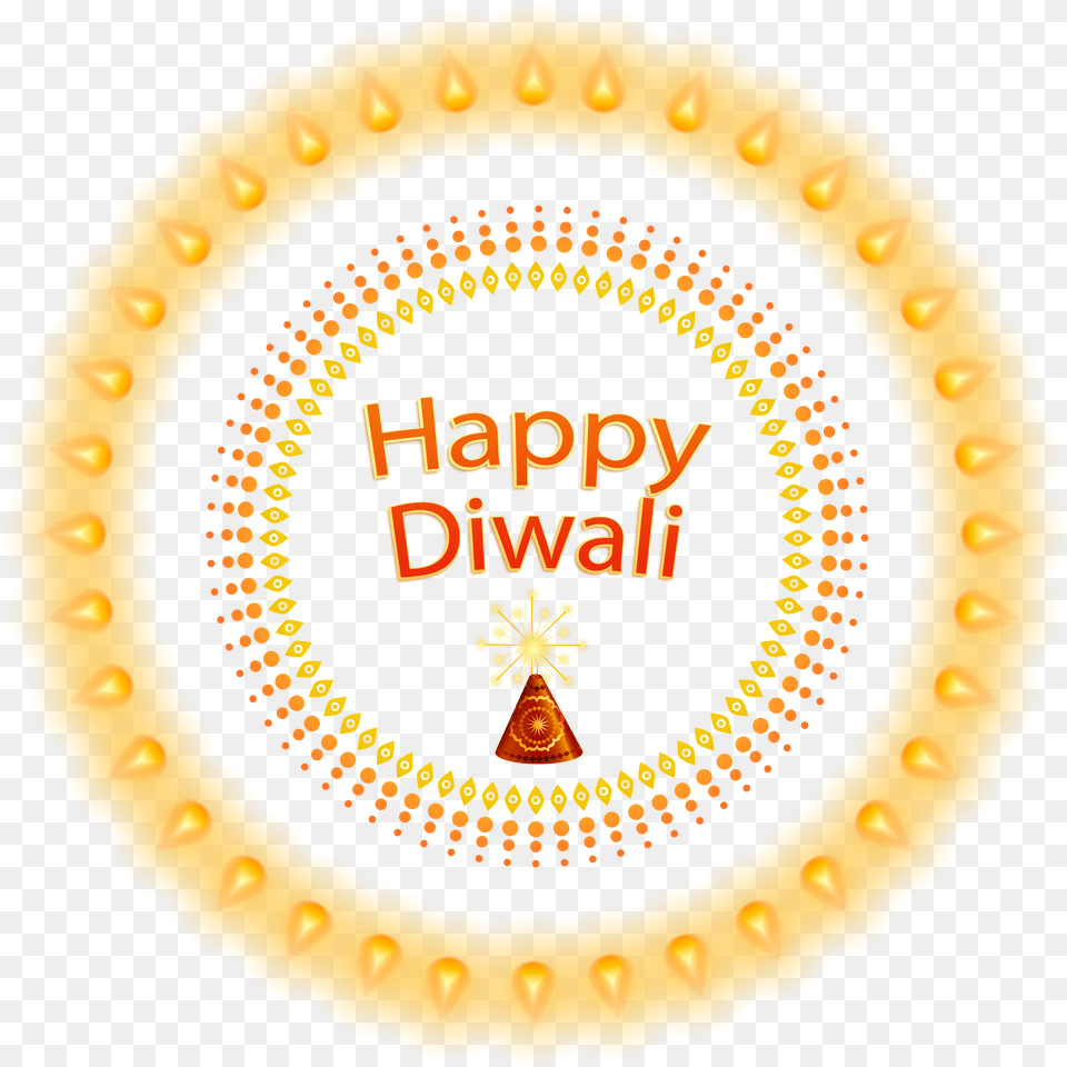 Decoration Diwali Halftone Circle Free Png Download