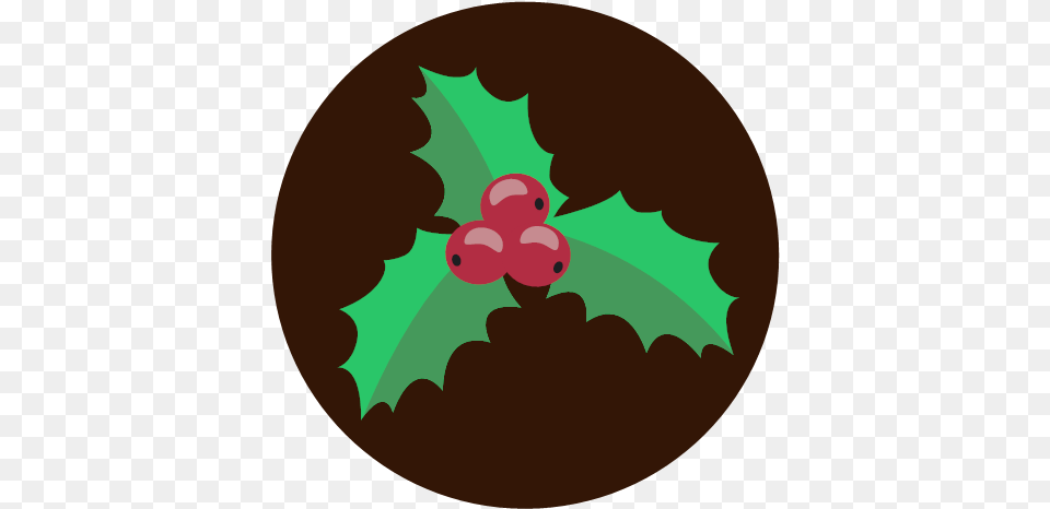 Decoration Holly Plant Icon Media Monster Christmas, Leaf, Flower, Food, Fruit Free Png