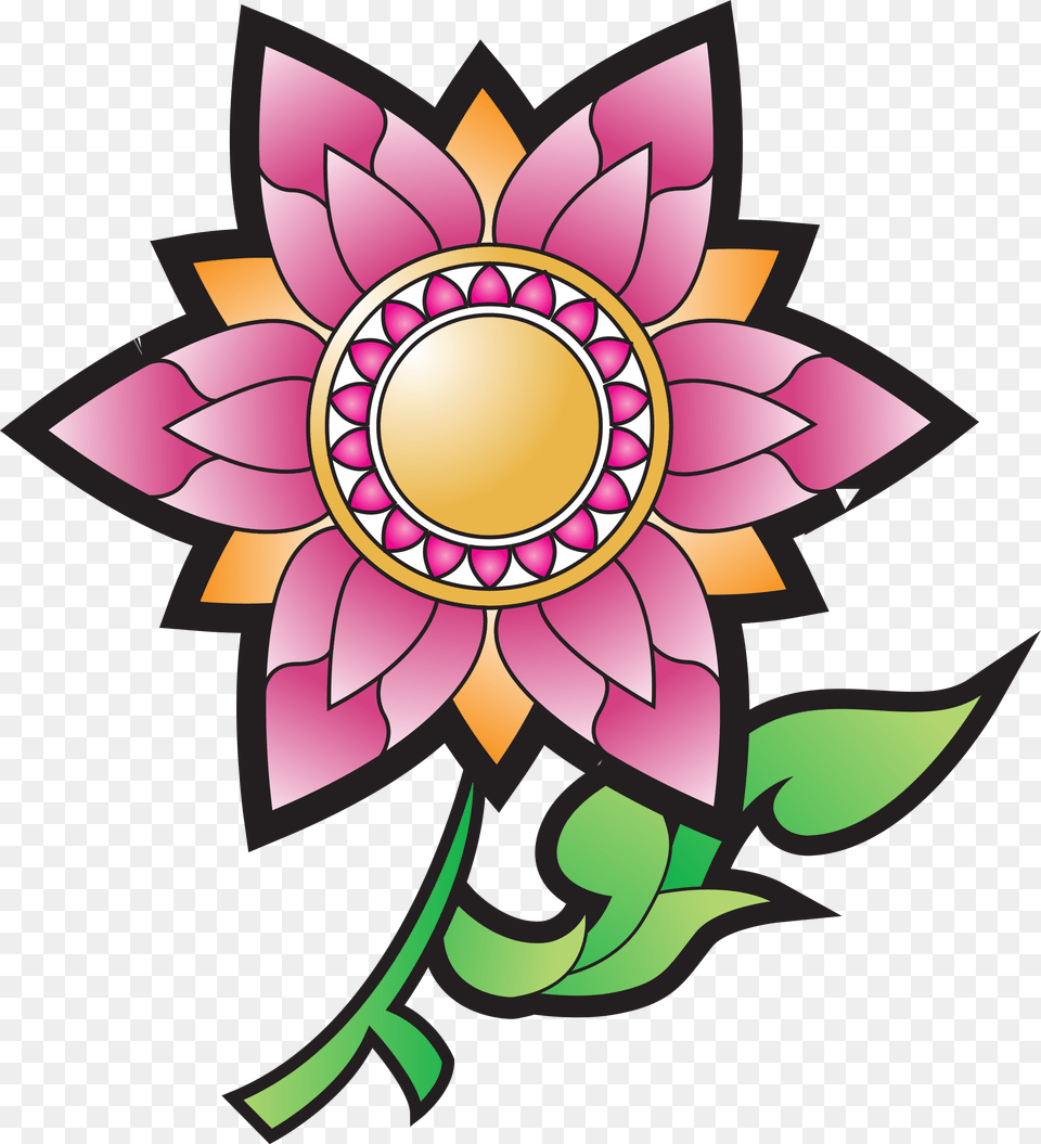Decorations Clipart Clip Art Flower, Dahlia, Floral Design, Graphics, Pattern Free Png Download