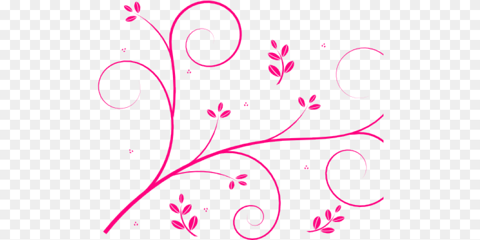 Decorations Clipart Pink Swirl Vine Clipart, Art, Floral Design, Graphics, Pattern Png Image
