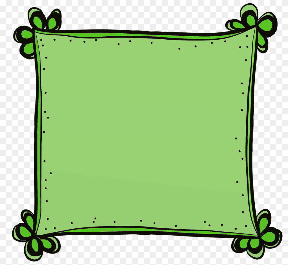Decorations Frame Borders, Green, Cushion, Home Decor, Text Free Png Download