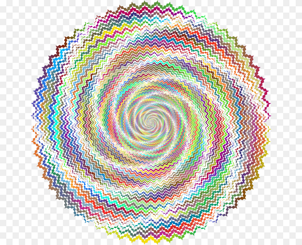 Decorative Abstract Prismatic Vortex No Bg Circle, Spiral, Pattern, Accessories, Person Free Png