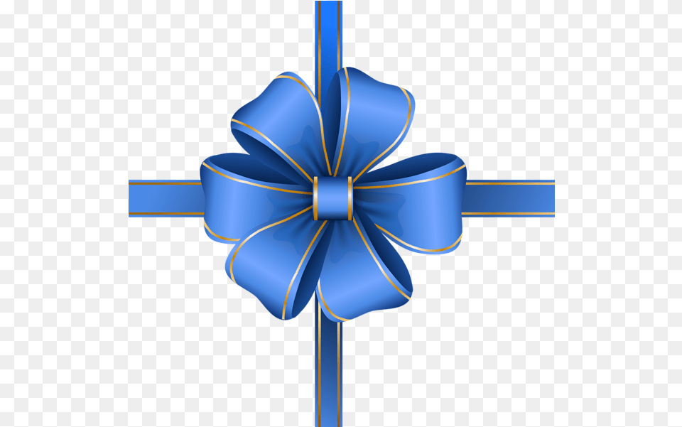 Decorative Blue Bow Clip Art Image Gift Fiocchi Con Nastro Da Regalo, Knot Free Transparent Png