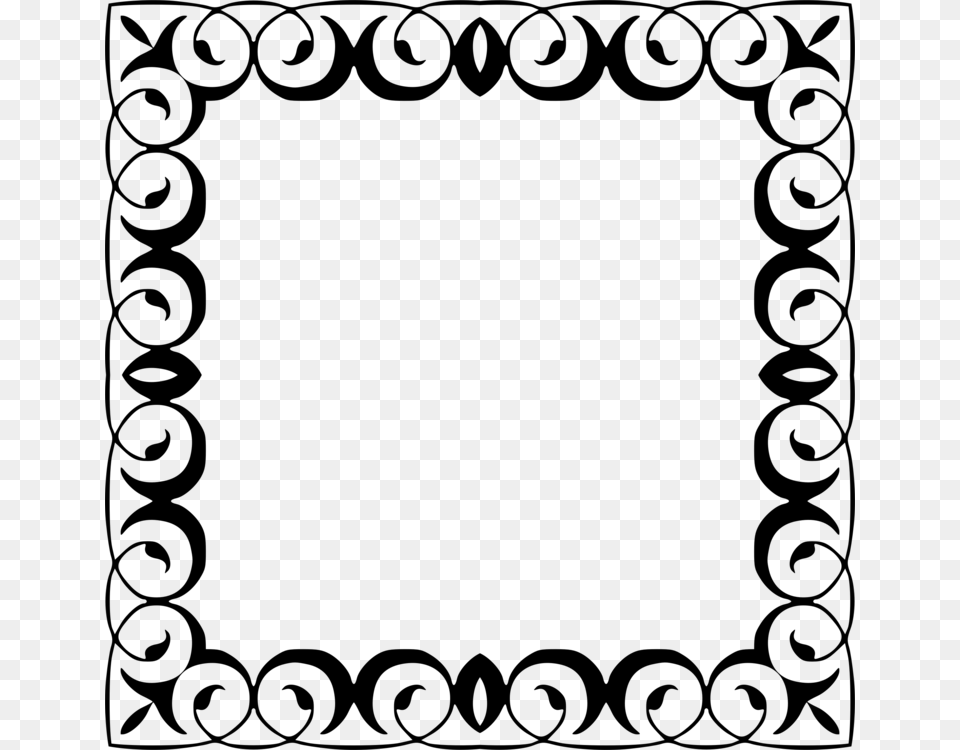 Decorative Borders Borders And Frames Computer Icons Picture, Gray Free Transparent Png